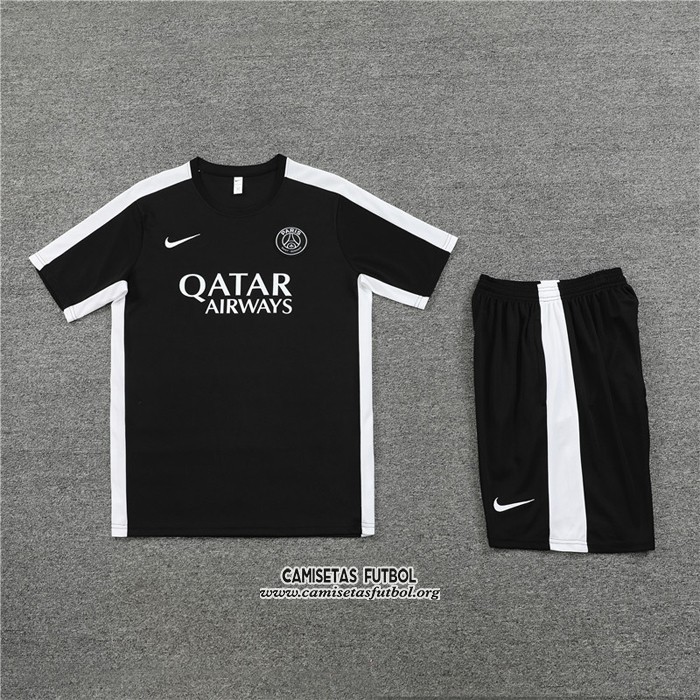 Chandal del Paris Saint-Germain Manga Corta 2023/2024 Negro - Pantalon Corto